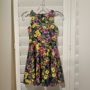 Ruum Multicolor Floral Kids Dress